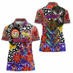 Personalised Knights NRL Celebrating 50 Years of Naidoc Women Polo Shirt NAIDOC Week 2025 Aboriginal