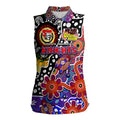 Personalised Knights NRL Celebrating 50 Years of Naidoc Women Sleeveless Polo Shirt NAIDOC Week 2025 Aboriginal