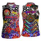 Personalised Knights NRL Celebrating 50 Years of Naidoc Women Sleeveless Polo Shirt NAIDOC Week 2025 Aboriginal