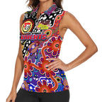 Personalised Knights NRL Celebrating 50 Years of Naidoc Women Sleeveless Polo Shirt NAIDOC Week 2025 Aboriginal