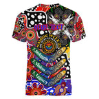 Personalised Knights NRL Celebrating 50 Years of Naidoc Women V-Neck T-Shirt NAIDOC Week 2025 Aboriginal