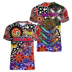 Personalised Knights NRL Celebrating 50 Years of Naidoc Women V-Neck T-Shirt NAIDOC Week 2025 Aboriginal