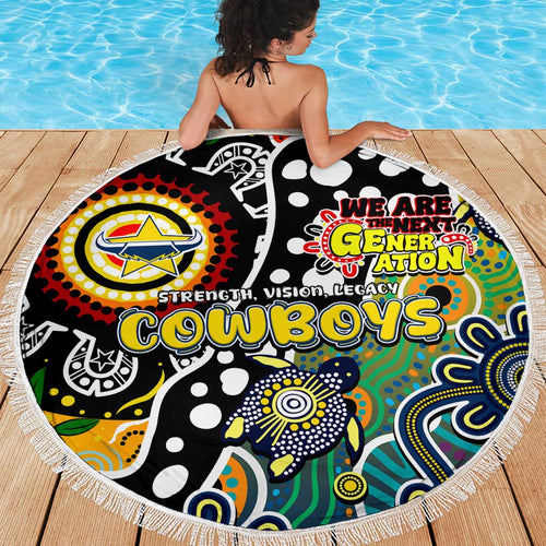 Cowboys NRL Celebrating 50 Years of Naidoc Beach Blanket NAIDOC Week 2025 Aboriginal