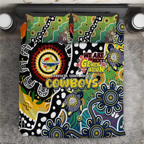 Cowboys NRL Celebrating 50 Years of Naidoc Bedding Set NAIDOC Week 2025 Aboriginal