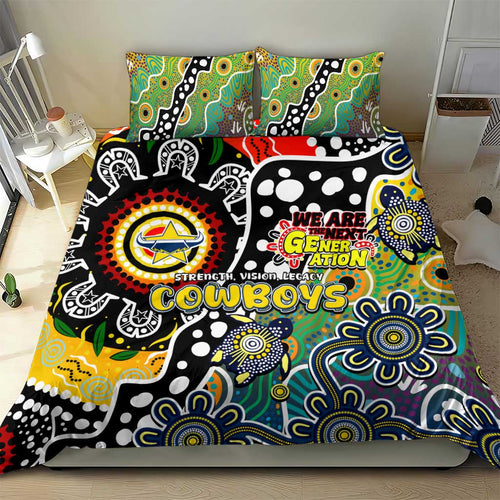 Cowboys NRL Celebrating 50 Years of Naidoc Bedding Set NAIDOC Week 2025 Aboriginal