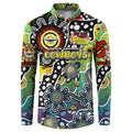 Personalised Cowboys NRL Celebrating 50 Years of Naidoc Button Sweatshirt NAIDOC Week 2025 Aboriginal