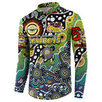 Personalised Cowboys NRL Celebrating 50 Years of Naidoc Button Sweatshirt NAIDOC Week 2025 Aboriginal