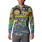 Personalised Cowboys NRL Celebrating 50 Years of Naidoc Button Sweatshirt NAIDOC Week 2025 Aboriginal