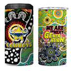 Cowboys NRL Celebrating 50 Years of Naidoc 4 in 1 Can Cooler Tumbler NAIDOC Week 2025 Aboriginal
