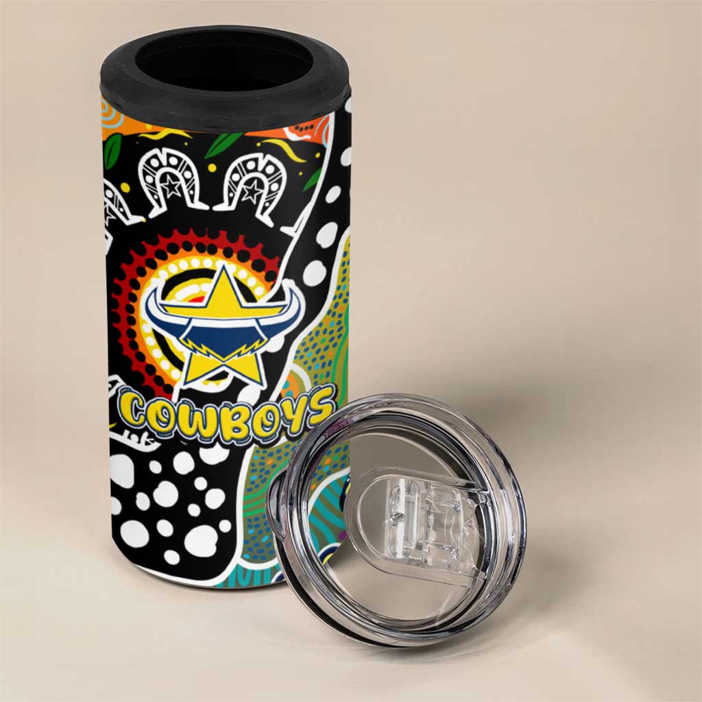 Cowboys NRL Celebrating 50 Years of Naidoc 4 in 1 Can Cooler Tumbler NAIDOC Week 2025 Aboriginal