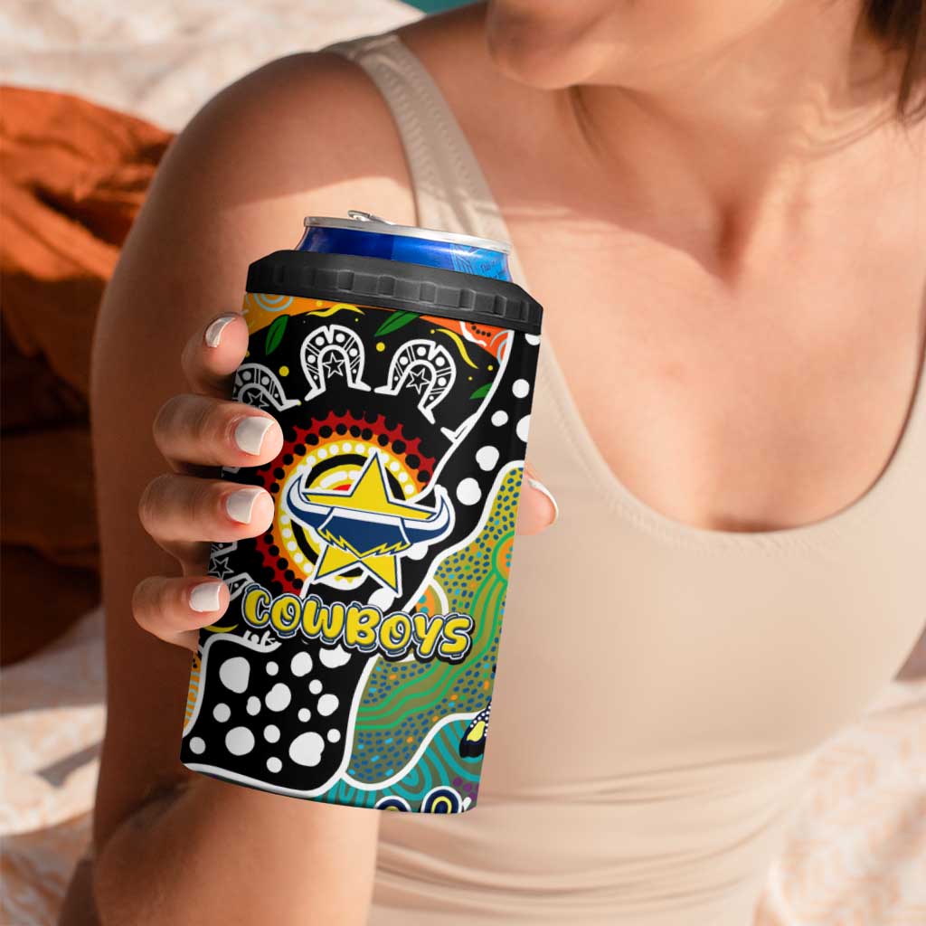 Cowboys NRL Celebrating 50 Years of Naidoc 4 in 1 Can Cooler Tumbler NAIDOC Week 2025 Aboriginal