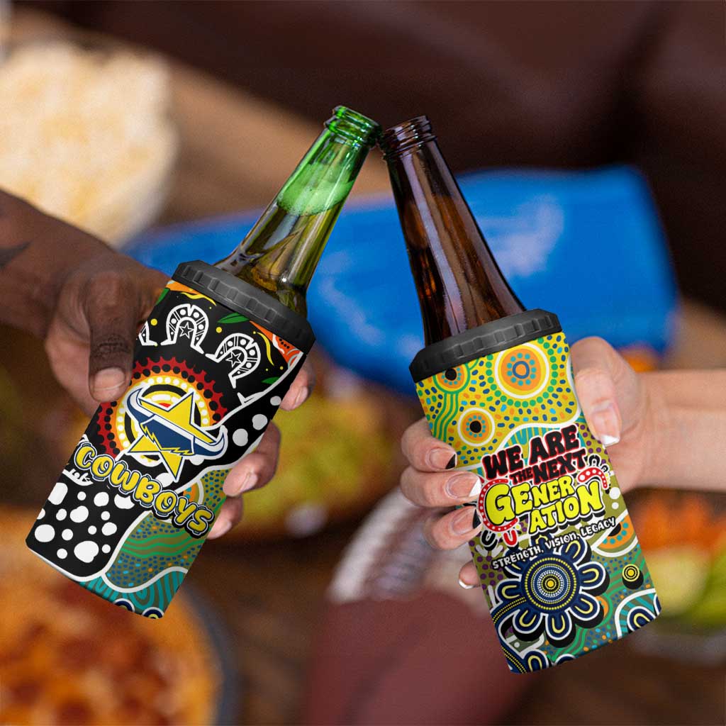 Cowboys NRL Celebrating 50 Years of Naidoc 4 in 1 Can Cooler Tumbler NAIDOC Week 2025 Aboriginal