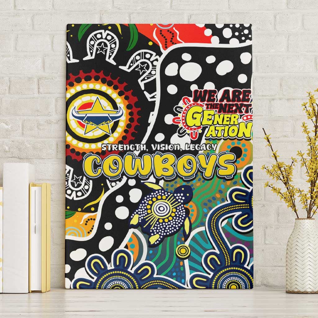 Cowboys NRL Celebrating 50 Years of Naidoc Canvas Wall Art NAIDOC Week 2025 Aboriginal