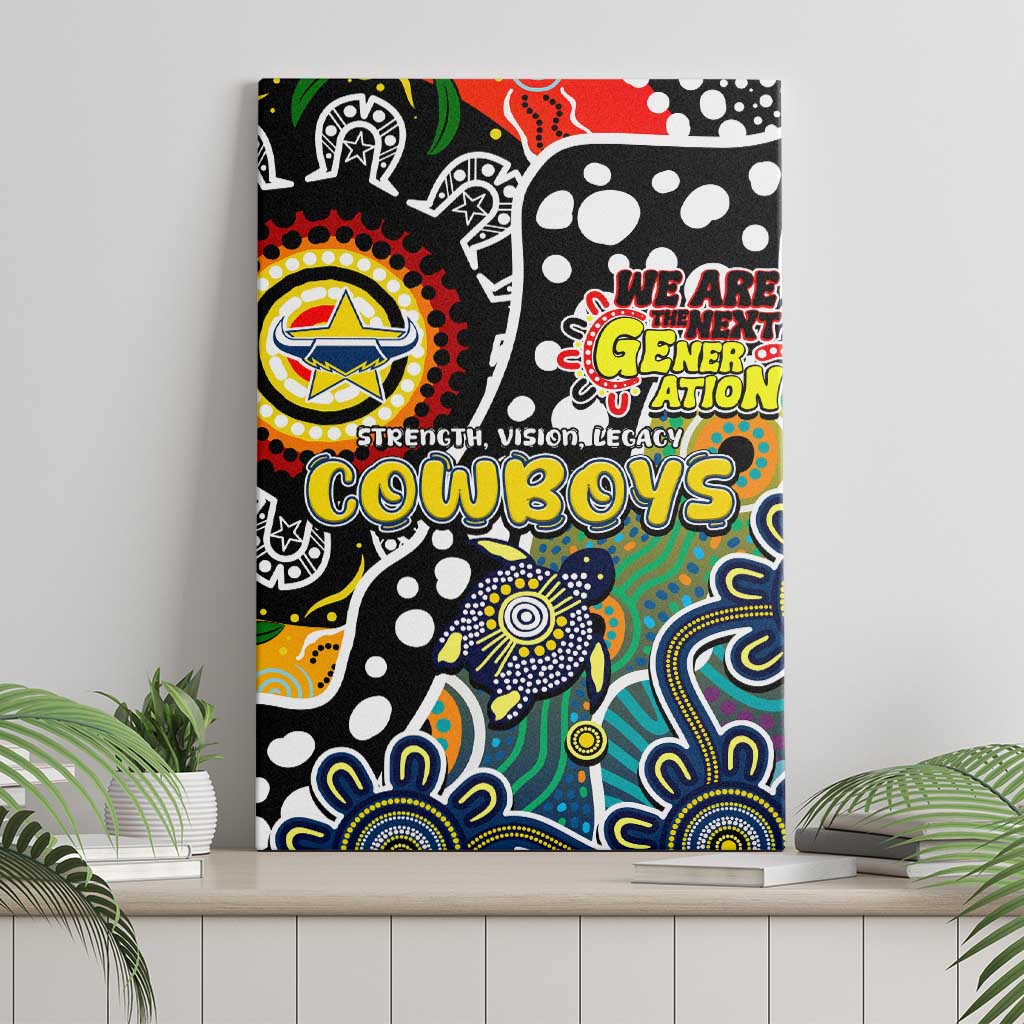 Cowboys NRL Celebrating 50 Years of Naidoc Canvas Wall Art NAIDOC Week 2025 Aboriginal