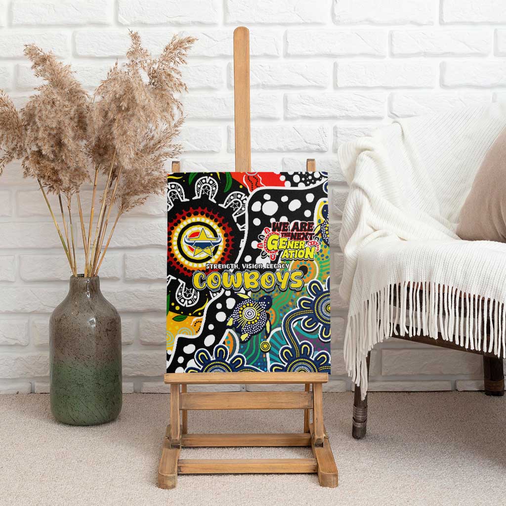 Cowboys NRL Celebrating 50 Years of Naidoc Canvas Wall Art NAIDOC Week 2025 Aboriginal