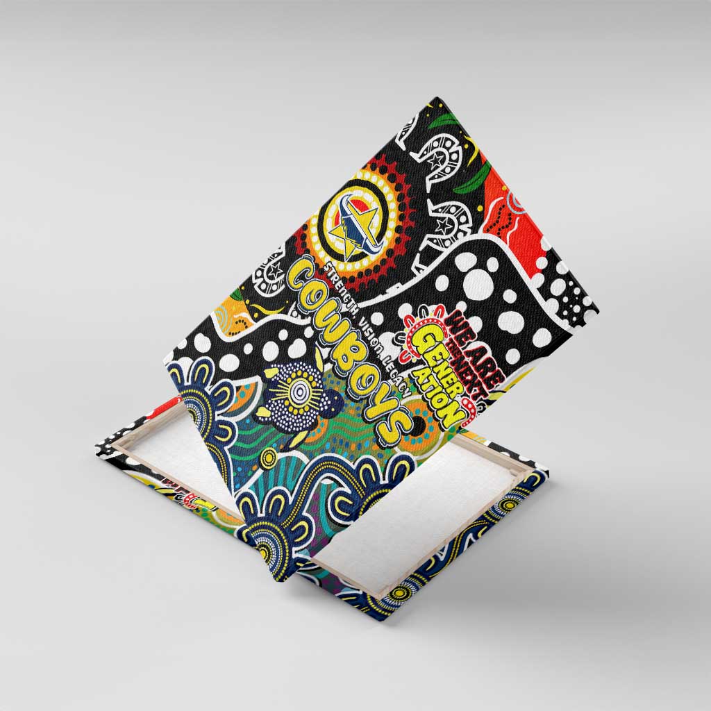 Cowboys NRL Celebrating 50 Years of Naidoc Canvas Wall Art NAIDOC Week 2025 Aboriginal