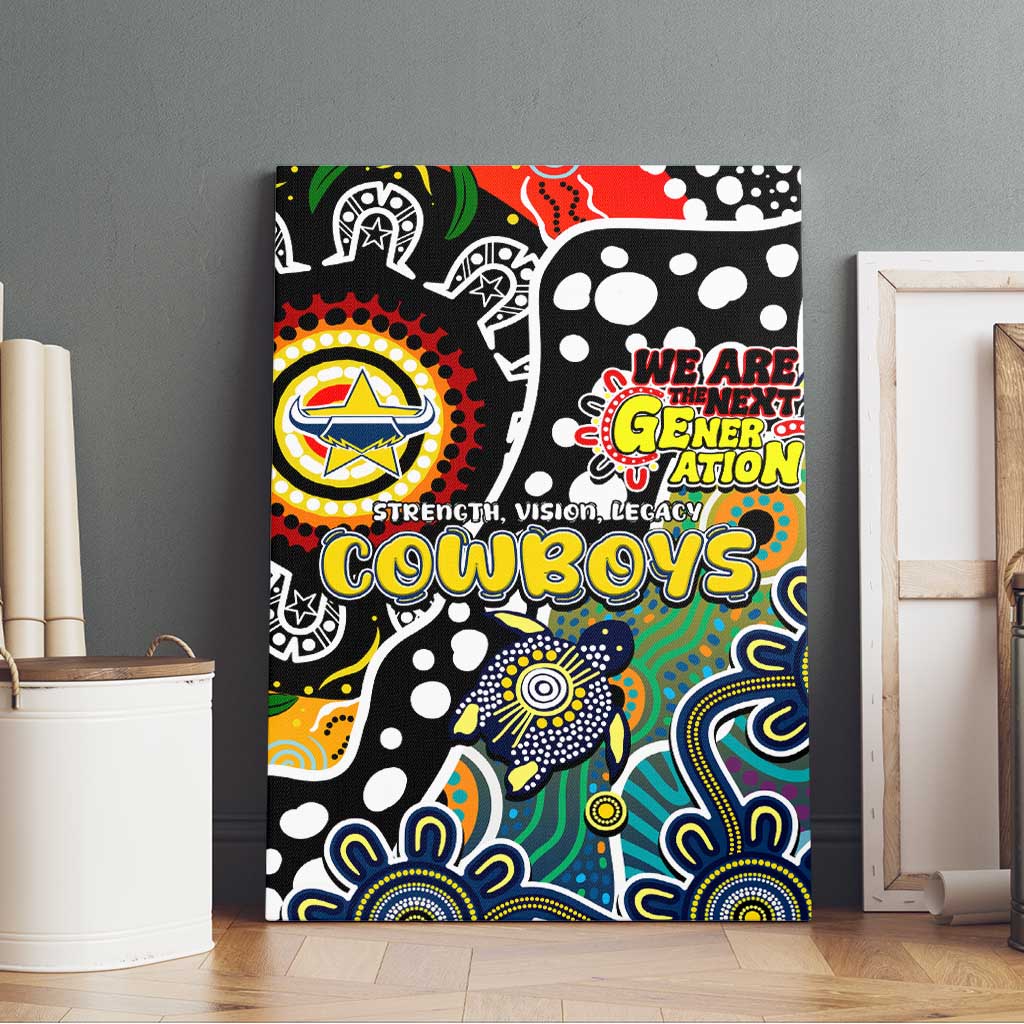 Cowboys NRL Celebrating 50 Years of Naidoc Canvas Wall Art NAIDOC Week 2025 Aboriginal