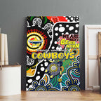 Cowboys NRL Celebrating 50 Years of Naidoc Canvas Wall Art NAIDOC Week 2025 Aboriginal