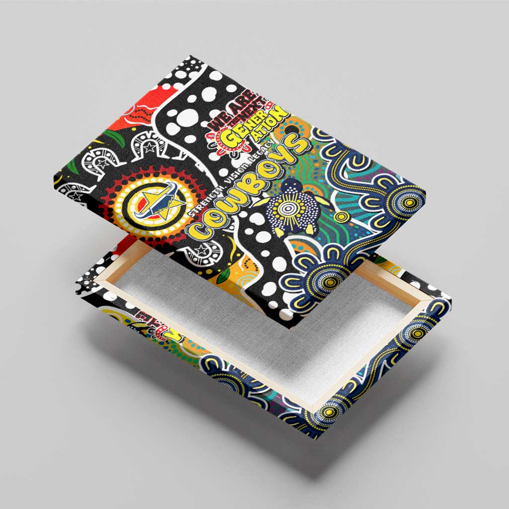 Cowboys NRL Celebrating 50 Years of Naidoc Canvas Wall Art NAIDOC Week 2025 Aboriginal