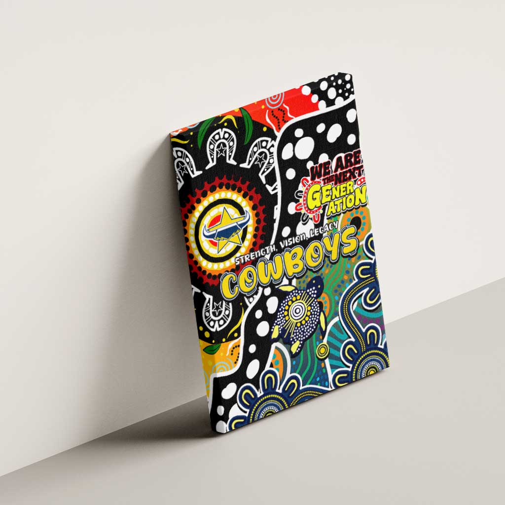 Cowboys NRL Celebrating 50 Years of Naidoc Canvas Wall Art NAIDOC Week 2025 Aboriginal