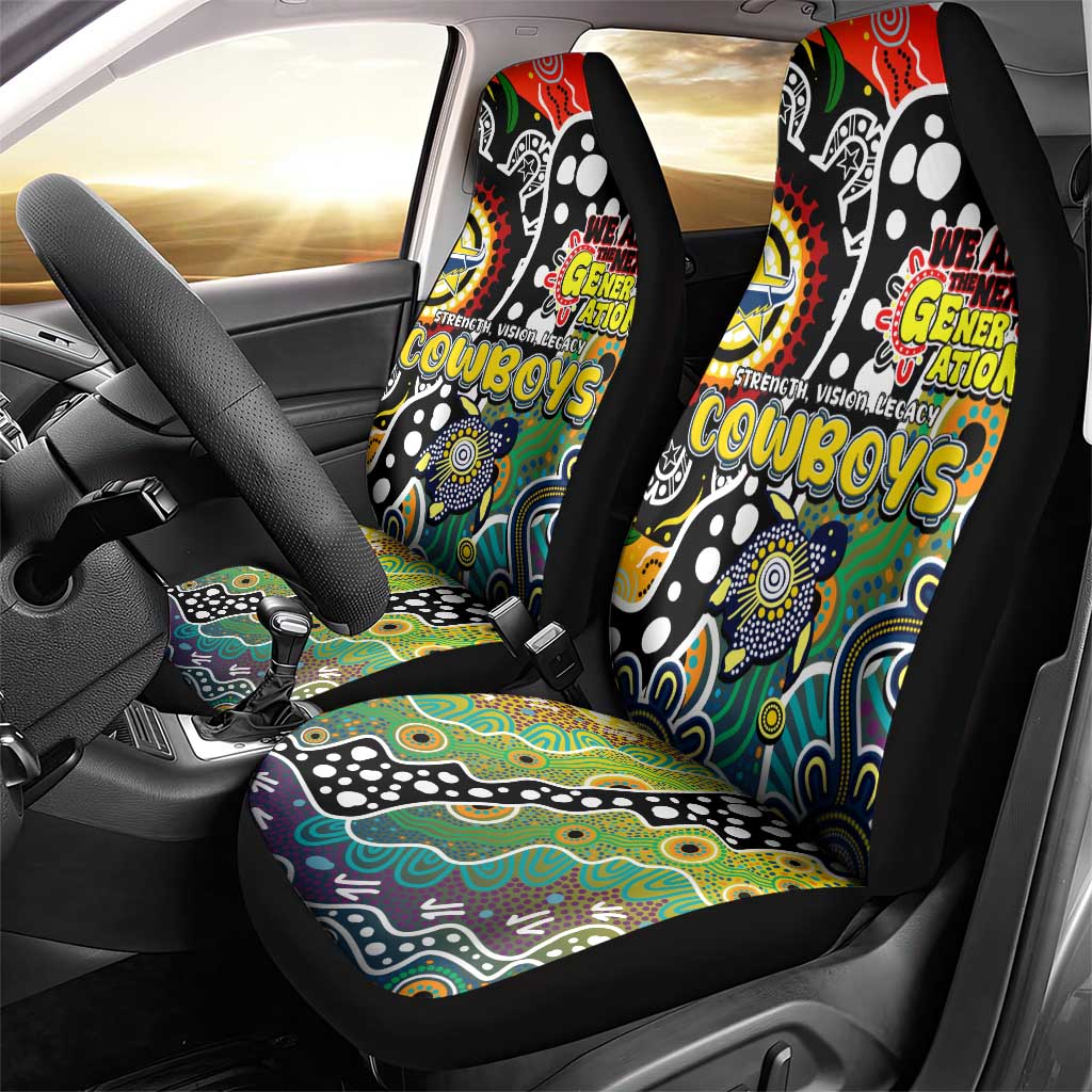 Cowboys NRL Celebrating 50 Years of Naidoc Car Seat Cover NAIDOC Week 2025 Aboriginal
