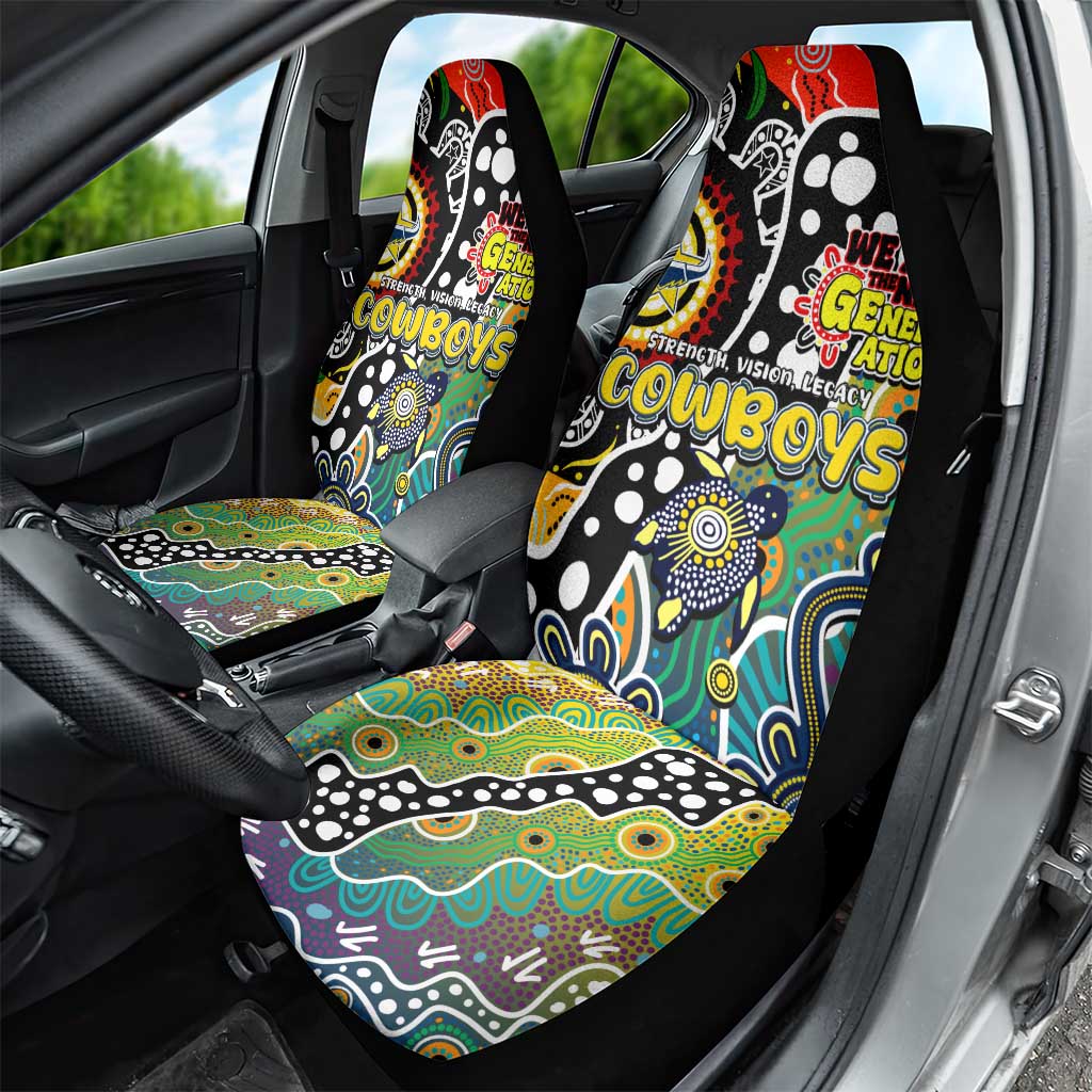 Cowboys NRL Celebrating 50 Years of Naidoc Car Seat Cover NAIDOC Week 2025 Aboriginal