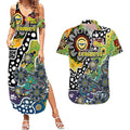 Personalised Cowboys NRL Celebrating 50 Years of Naidoc Couples Matching Summer Maxi Dress and Hawaiian Shirt NAIDOC Week 2025 Aboriginal