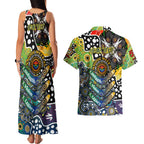 Personalised Cowboys NRL Celebrating 50 Years of Naidoc Couples Matching Tank Maxi Dress and Hawaiian Shirt NAIDOC Week 2025 Aboriginal