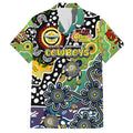 Personalised Cowboys NRL Celebrating 50 Years of Naidoc Family Matching Long Sleeve Bodycon Dress and Hawaiian Shirt NAIDOC Week 2025 Aboriginal