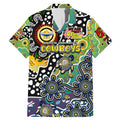 Personalised Cowboys NRL Celebrating 50 Years of Naidoc Family Matching Mermaid Dress and Hawaiian Shirt NAIDOC Week 2025 Aboriginal