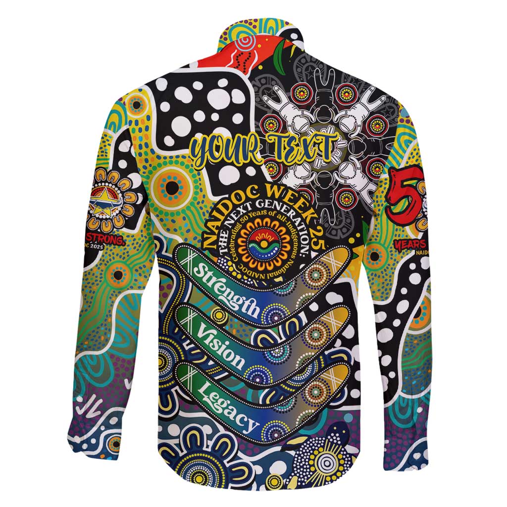 Personalised Cowboys NRL Celebrating 50 Years of Naidoc Family Matching Off Shoulder Short Dress and Hawaiian Shirt NAIDOC Week 2025 Aboriginal
