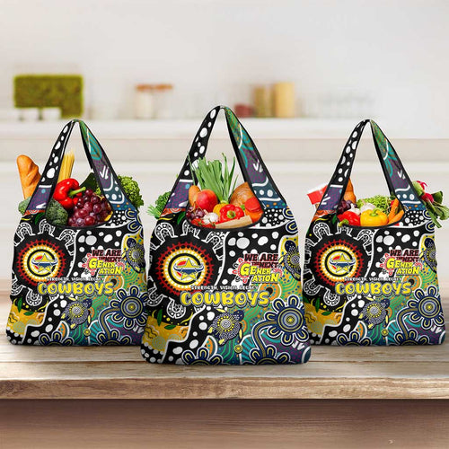 Cowboys NRL Celebrating 50 Years of Naidoc Grocery Bag NAIDOC Week 2025 Aboriginal