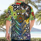 Personalised Cowboys NRL Celebrating 50 Years of Naidoc Hawaiian Shirt NAIDOC Week 2025 Aboriginal