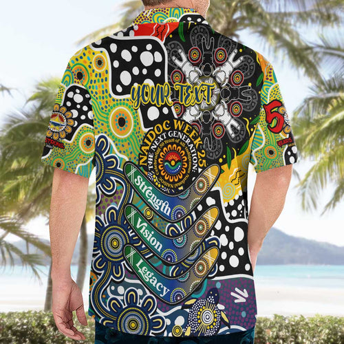 Personalised Cowboys NRL Celebrating 50 Years of Naidoc Hawaiian Shirt NAIDOC Week 2025 Aboriginal