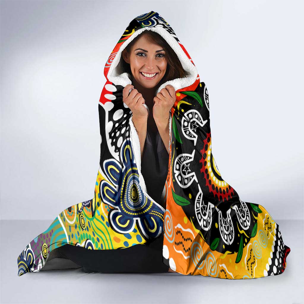 Cowboys NRL Celebrating 50 Years of Naidoc Hooded Blanket NAIDOC Week 2025 Aboriginal