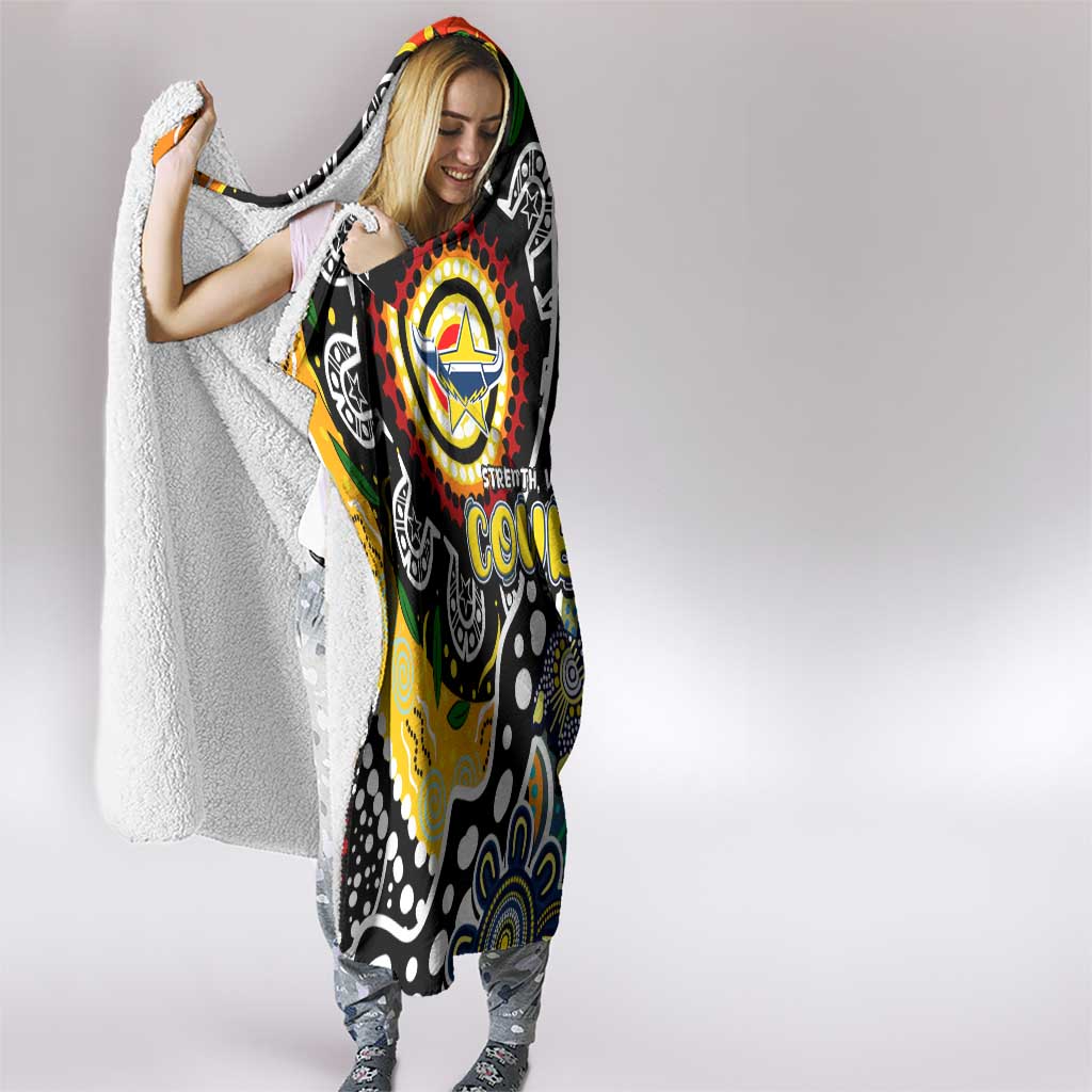 Cowboys NRL Celebrating 50 Years of Naidoc Hooded Blanket NAIDOC Week 2025 Aboriginal