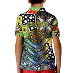 Personalised Cowboys NRL Celebrating 50 Years of Naidoc Kid Polo Shirt NAIDOC Week 2025 Aboriginal