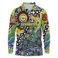 Personalised Cowboys NRL Celebrating 50 Years of Naidoc Long Sleeve Polo Shirt NAIDOC Week 2025 Aboriginal