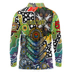 Personalised Cowboys NRL Celebrating 50 Years of Naidoc Long Sleeve Polo Shirt NAIDOC Week 2025 Aboriginal