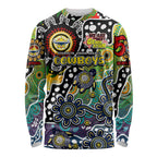 Personalised Cowboys NRL Celebrating 50 Years of Naidoc Long Sleeve Shirt NAIDOC Week 2025 Aboriginal