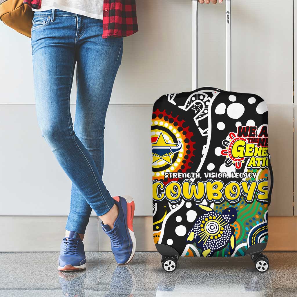 Cowboys NRL Celebrating 50 Years of Naidoc Luggage Cover NAIDOC Week 2025 Aboriginal