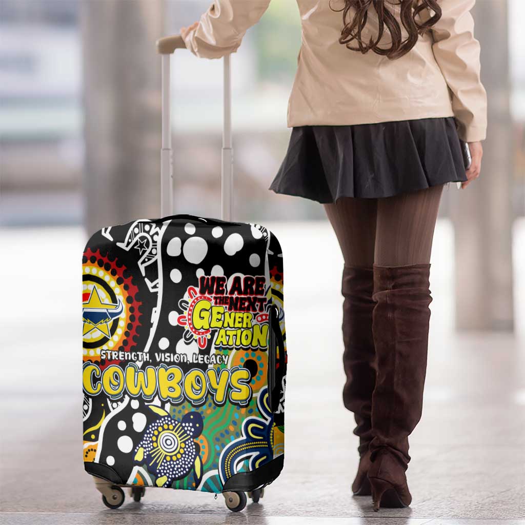 Cowboys NRL Celebrating 50 Years of Naidoc Luggage Cover NAIDOC Week 2025 Aboriginal