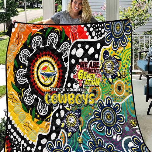 Cowboys NRL Celebrating 50 Years of Naidoc Quilt NAIDOC Week 2025 Aboriginal