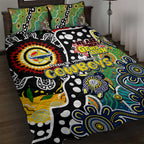Cowboys NRL Celebrating 50 Years of Naidoc Quilt Bed Set NAIDOC Week 2025 Aboriginal