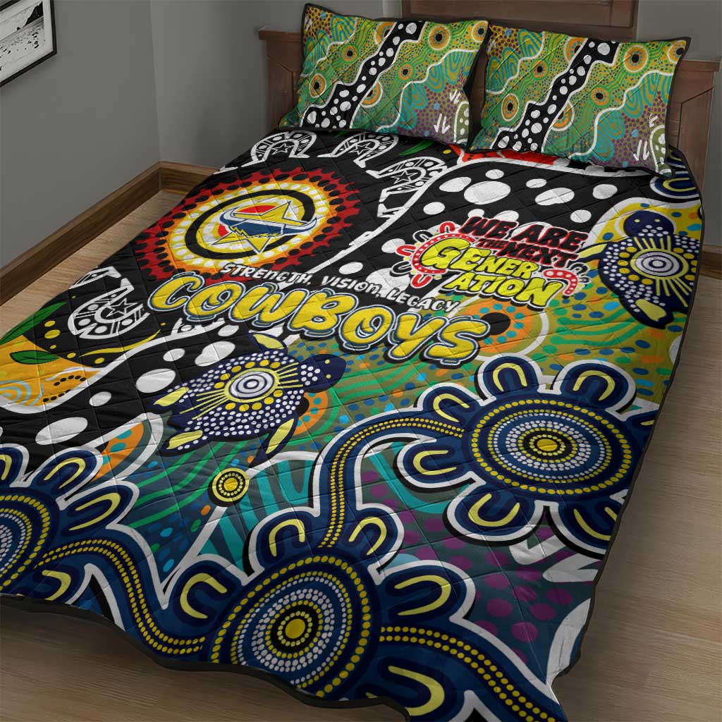 Cowboys NRL Celebrating 50 Years of Naidoc Quilt Bed Set NAIDOC Week 2025 Aboriginal
