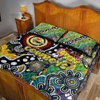 Cowboys NRL Celebrating 50 Years of Naidoc Quilt Bed Set NAIDOC Week 2025 Aboriginal