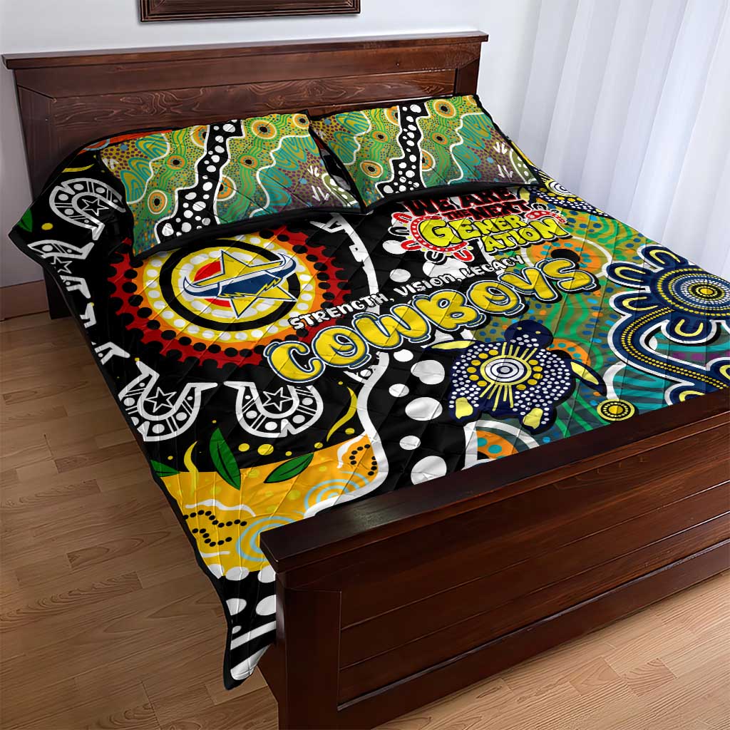 Cowboys NRL Celebrating 50 Years of Naidoc Quilt Bed Set NAIDOC Week 2025 Aboriginal