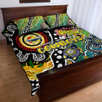 Cowboys NRL Celebrating 50 Years of Naidoc Quilt Bed Set NAIDOC Week 2025 Aboriginal