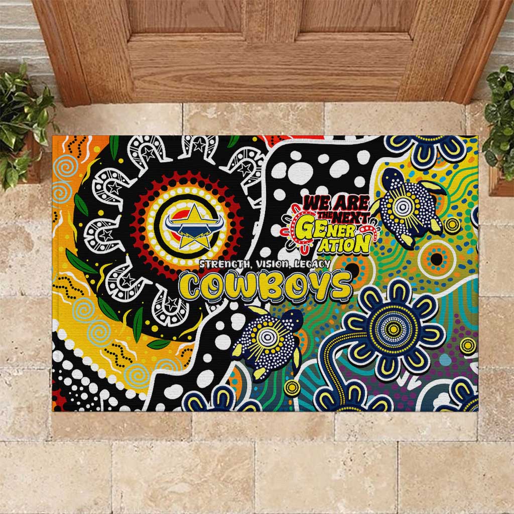 Cowboys NRL Celebrating 50 Years of Naidoc Rubber Doormat NAIDOC Week 2025 Aboriginal