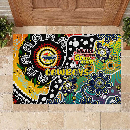 Cowboys NRL Celebrating 50 Years of Naidoc Rubber Doormat NAIDOC Week 2025 Aboriginal